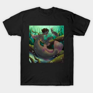 Cat Fish Mermaid T-Shirt